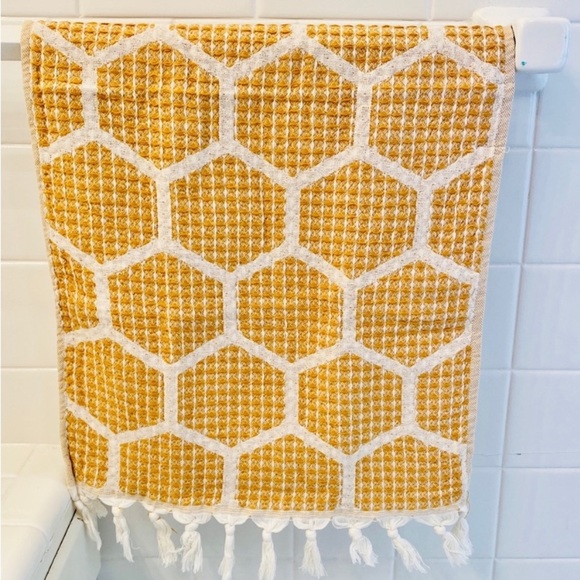 Cheerful SET Mushroom Coffee Mug Organic Cotton Modern Hive Towel Yellow Softie - Picture 7 of 16